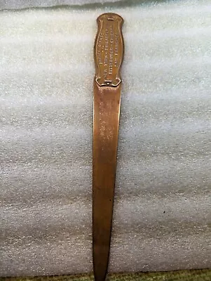 Vintage  Letter Opener - Victor Evans & Co. Patent Attorneys - Washington D.C • $6