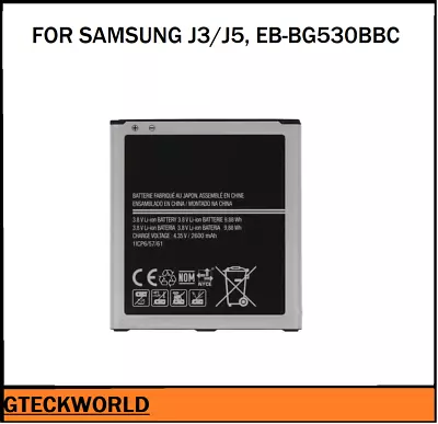 New For Samsung EB-BG530BBE Battery Galaxy J3 J5 Grand Prime SM-G530 EB-BG530BBC • £4.99