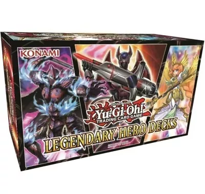 Yugioh Sealed LEGENDARY HERO DECKS - LEHD - 3x 50 Card Sealed Decks 1st Edition  • £22.95