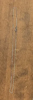 14K 1.6 Grams White Gold Chain 17  Necklace From Na Hoku Jewelers RCI Valentines • $125