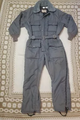 Walls VTG Gray Blizzard Pruf Insulated Coveralls Large Short 42-44 Work/Skiing • $49