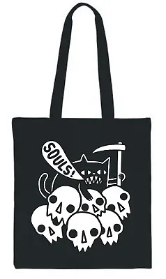 £9.99 • Buy Funny Reaper Cat Tote Bag