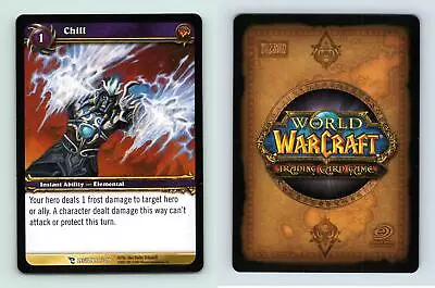 Chill #91/319 March Of The Legion Common Warcraft 2007 TCG Card • $2.09