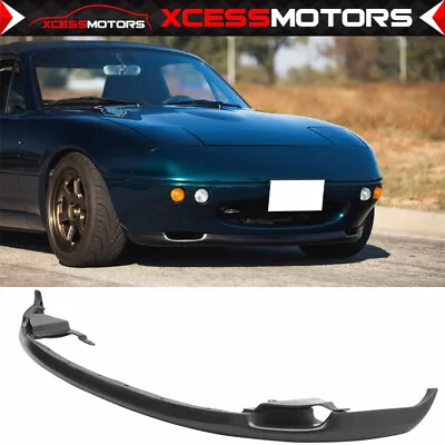 Fits 90-97 Mazda Miata MX5 RS Style Unpainted Front Bumper Lip Lower Splitter PU • $54.98