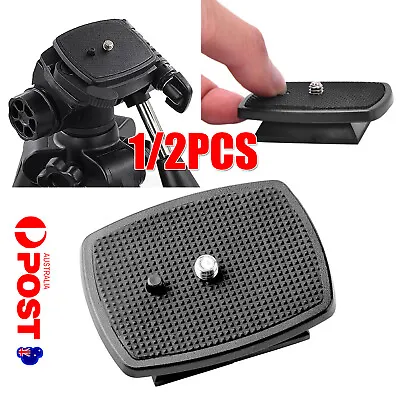 $9.99 • Buy 43*43mm Tripod Quick Release Plate Screw Adapter Mount Head For DSLR Camera AU W