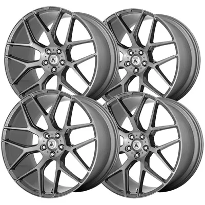 (Set Of 4) Staggered-Asanti ABL-27 Dynasty 20  5x4.5  +35mm Brushed Wheels Rims • $1548