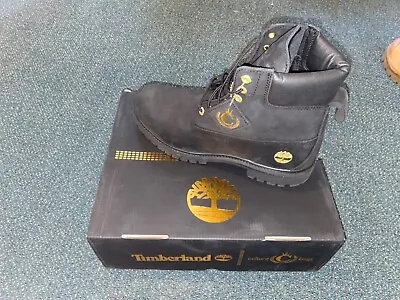 Timberland X Culture Kings 6  Premium Boot - Black + Gold  US 11 • $250