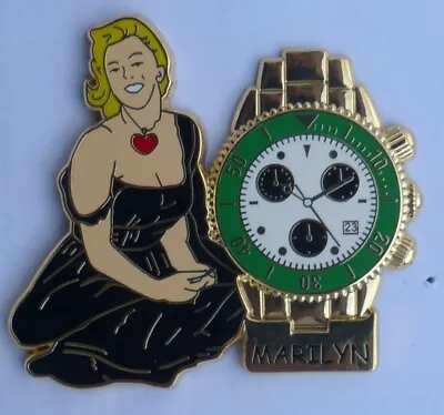 PINS PIN'S PIN-UP MARILYN MONROE WATCH 55mm X 55mm • $26.63