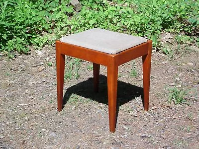 Vintage Mid Century Singer Sewing Stool Vanity Bench With Storage • $157.50