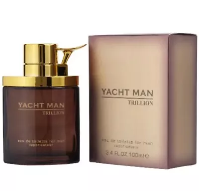 Yacht Man Trillion By Myrurgia 3.4 Oz EDT Cologne For Men New In Box • $11.50