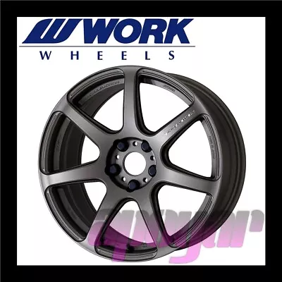 WORK EMOTION T7R WHEEL (1pcs) 18 Inch 8.5J 45 100 5H Matte Carbon (MGM) • $376.80