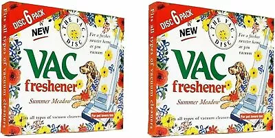 Hoover Air Freshener SUMMER Meadow Pet Lovers Extra Strength Vacuum X 12 Pack • £3.35