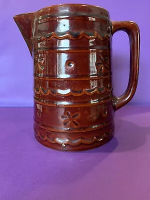 Vintage Marcrest Stoneware Daisy Dot Oven Proof Pitcher • $12