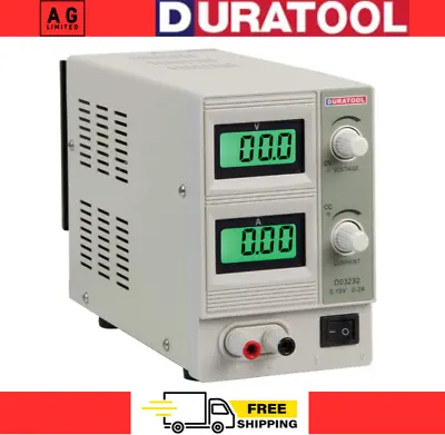 15V 2A DC Adjustable Regulated Linear Variable Bench Power Supply LCD Display • £41.99