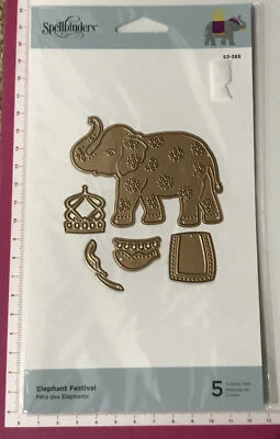 $15.92 • Buy Spellbinders Dies ~ Elephant Festival ~ S3-385 ~ 5pc ~ Sizzix Compatible ~