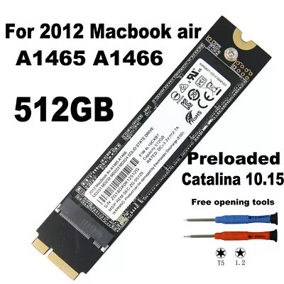 NEW 512GB SSD For Apple MacBook Air 11  A1465 13” A1466 Mid 2012 EMC2558 EMC2559 • $47.96