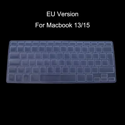 EU Version Russian Keyboard Silicone Skin Cover For Apple Macbook Air Pro 13 15 • £3.53