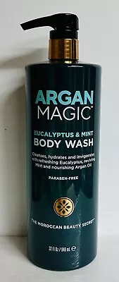 Argan Magic ~ Eucalyptus & Mint Nourishing Body Wash 32 Fl Oz • $32.99