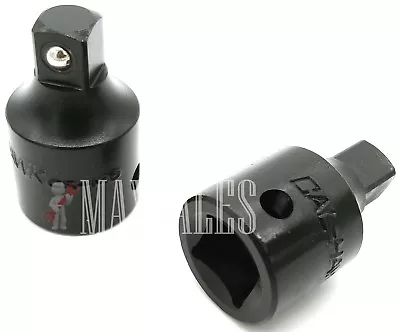 2pc SET 1/2 To 3/8 SOCKET REDUCER ADAPTERS IMPACT CR-M • $12.25