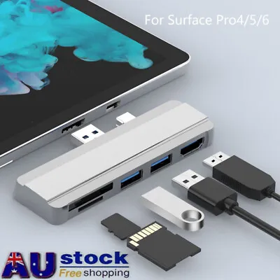 $30.99 • Buy Mosible Usb Hub 3.0 Docking Station Adapter For Microsoft Surface Pro 4/5/6/7 AU