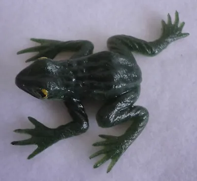 Vintage Rubber Frog Toy Figure Hong Kong Mint New NOS Jiggler • $4.99