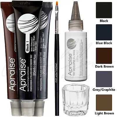 Apraise® Professional Eyelash Tint Dye Or Kit *all Colors* Fast Uk Delivery • £1.95