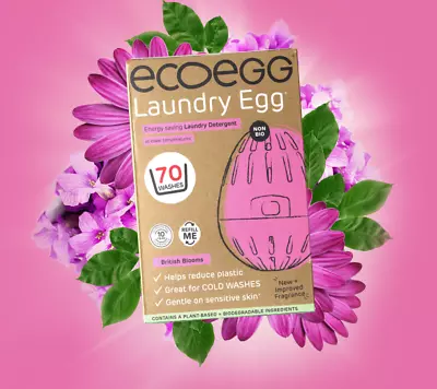 Ecoegg Laundry Egg 70 Wash British Blooms • £12.75