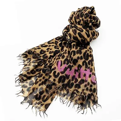 Preowned LV - Stephen Sprouse Collection - Leopard Stole - FAIR Condition • £240.09