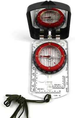 Finest Mirror Compass Outdoor Navigation - Alternative Suunto Silva Brunton • $14.25