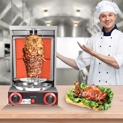 Shawarma Doner Kebab Machine Grill LPG Gas Barbecue Rotating Rotisserie Oven BBQ • $169.78