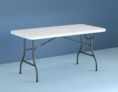 Cosco 6 Foot Premium Folding Table In White Speckle Folding Tables & Chairs • $57.20