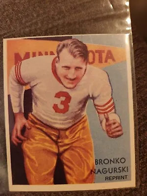 Bronko Nagurski Hygrade 1935 National Chicle Reprint #34 Bears • $7.99