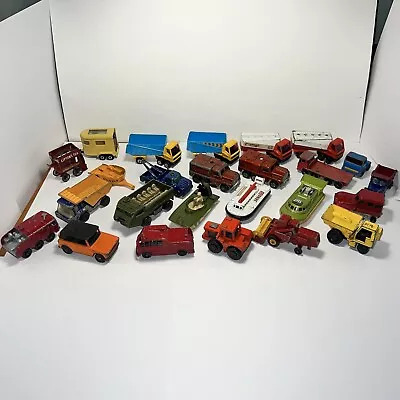 Vintage Diecast Toy Cars Lot Of 25 Matchbox Lesney! Nice🔥 • $30