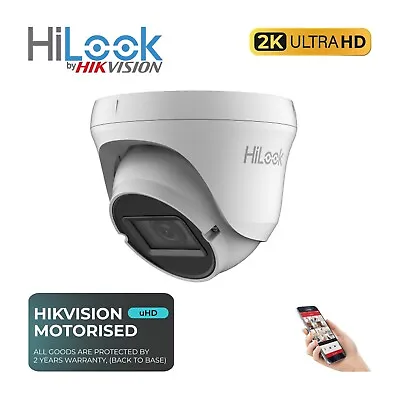£54.22 • Buy Hikvision Hilook 5mp Turret Dome Camera 4in1 Motorised Vari-focal Ip67 Zoom In