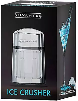 Nuvantee Manual Ice Shaver - Stainless Steel Snow Cone Maker Non-Slip BPA Free • $25.28