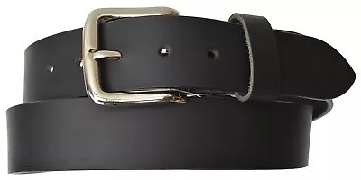 Marshal New Top Grain Genuine Leather Mens Casual Belt W Removable Silver Buckle • $15.99