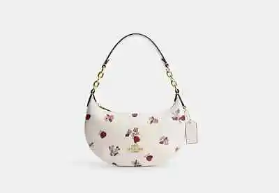 Coach Payton Hobo With Ladybug Floral Print Gold/Chalk Multi Women's Authentic  • $219