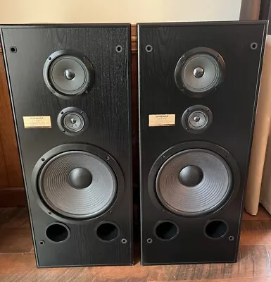 Pioneer CS-R590 3 Way Speakers Pair Black 150W 8 Ohms Works • $175