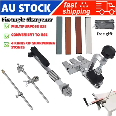 Professional Edge Knife Sharpening Fix-angle Sharpener System With 4 Stones AU • $49.99