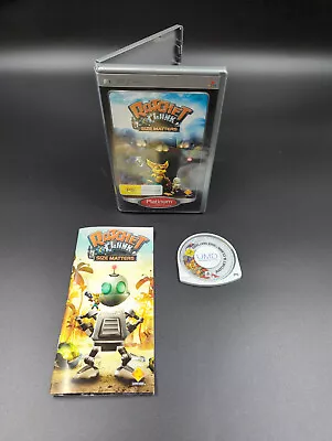 Ratchet & Clank Size Matters + Manual (PlayStation Portable PSP) FAST FREE POST • $14.95