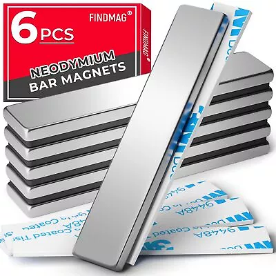 6 Pack Powerful Neodymium Bar Magnets Rare Earth Magnet Bar Strong Bar Magne... • $12.76