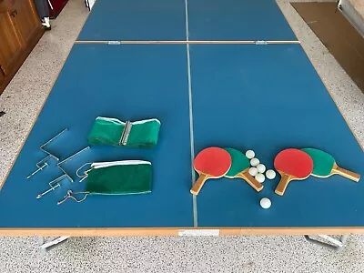 Table Tennis Table Including Bats Balls & Nets  • $20