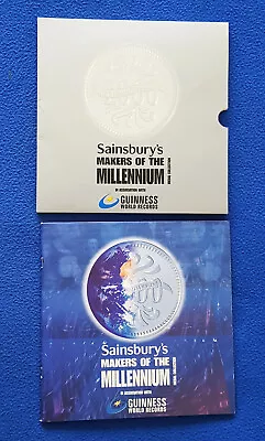 Sainsbury's Makers Of The  -  MILLENIUM Medal Collection - 21  Struck Medals • £7.99