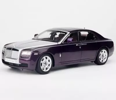 KYOSHO 1:18 ROLLS ROYCE GHOST Purple & Silver Reduced RRP £300 • £200