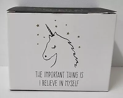 Mug The Important Thing Is I Believe In Myself Unicorn White Novelty BNIB • $28.01