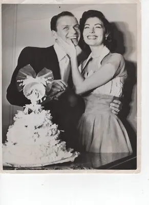 £67.24 • Buy Frank Sinatra Marries Ava Gardner Candid 1951 VINTAGE Photo