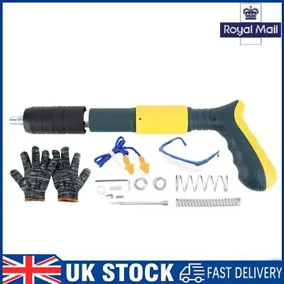 Handheld Powerful Concrete Nail Gun Nail Wall Fastening Tool(Army Green) • £16.39