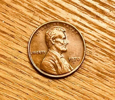 1970 S Lincoln Cent Large Date/DD Obverse & Reverse • $2000