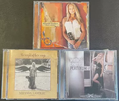 (4) Cd Lot Miranda Lambert-weight Of These Wings-platinum-kerosene • $14.99