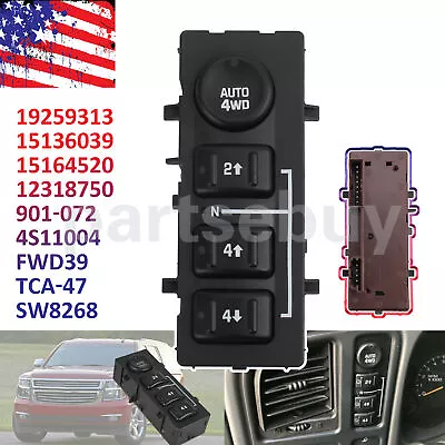 4WD Transfer Case Selector Dash Switch For Chevrolet Silverado GMC Sierra Yukon • $12.94